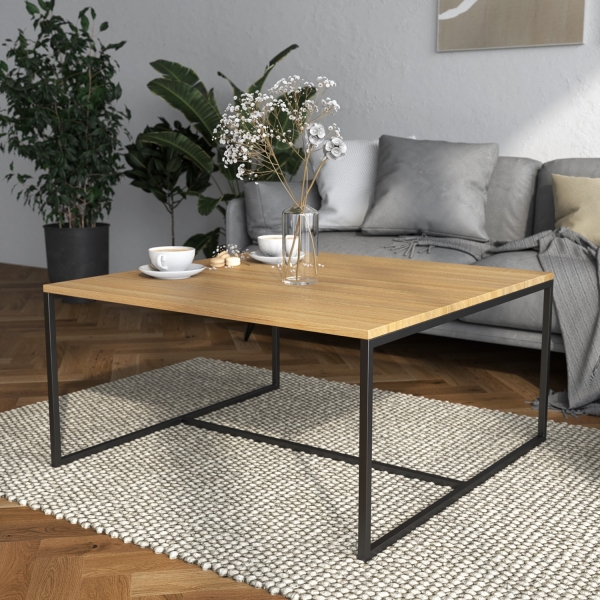 Couchtisch INDUSTRIAL schwarz